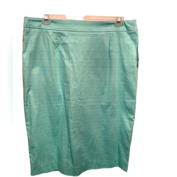 Cleo pencil skirt in size 8, blue/green colour - Picture 2 of 7